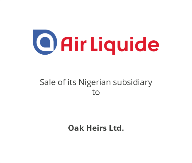 M&A Advisory Air Liquide